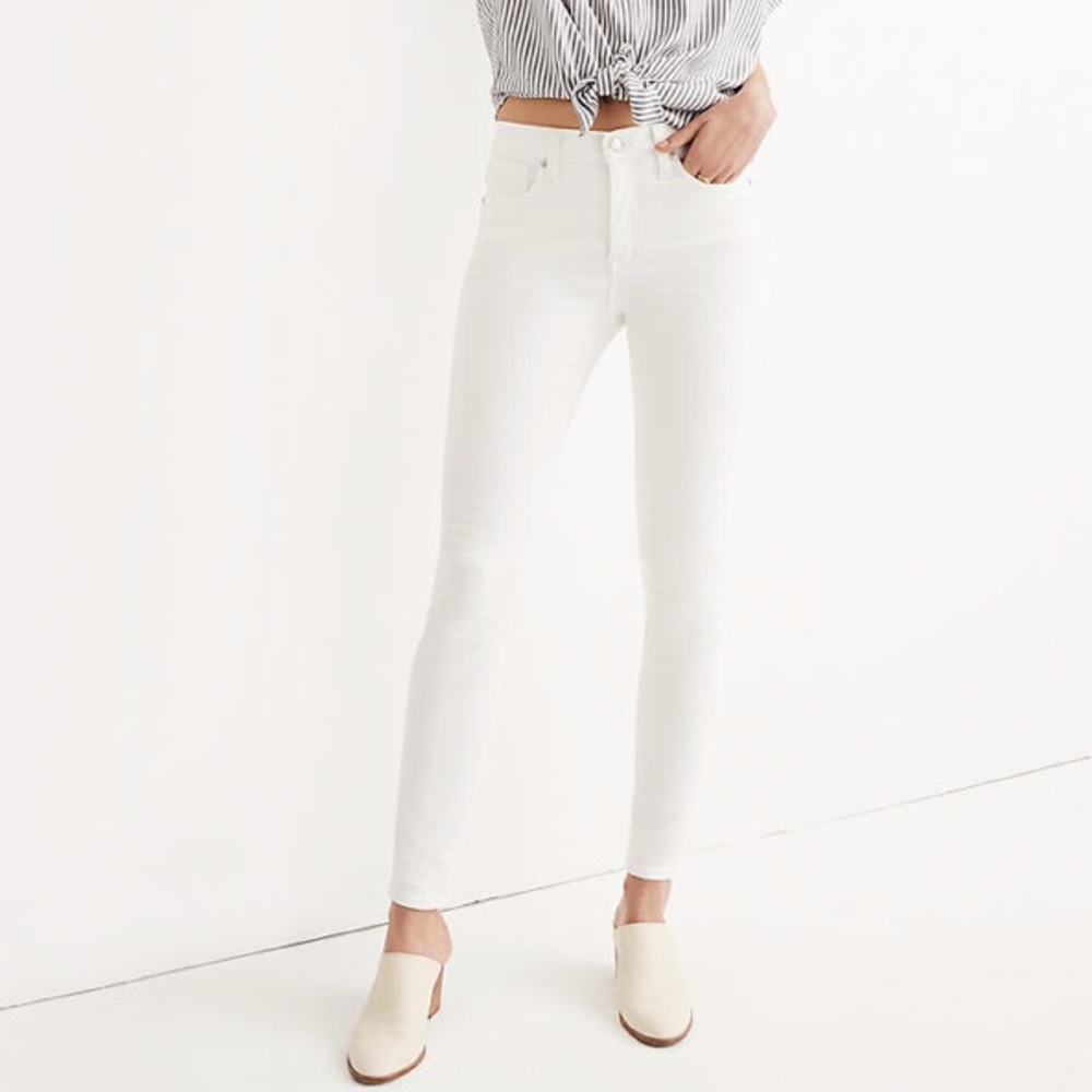 MADEWELL white jeans